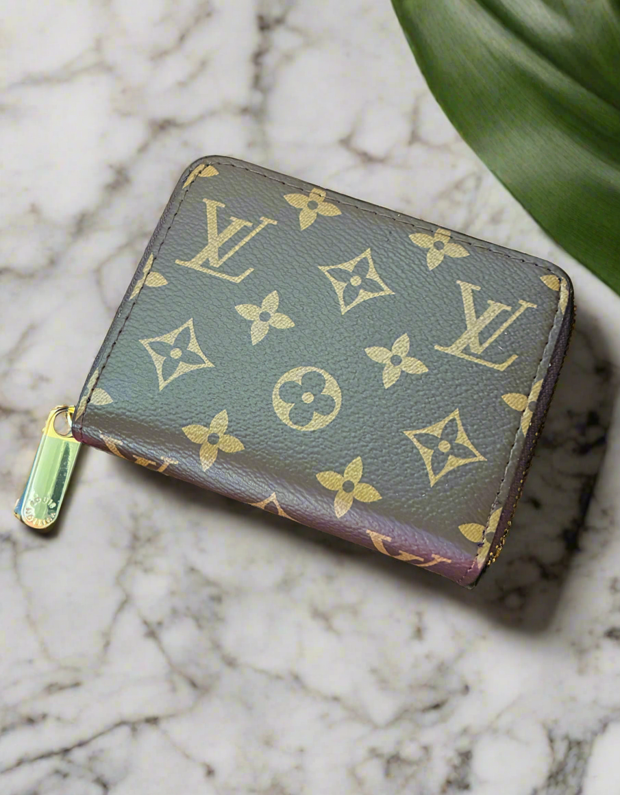 In Stock! Small Version Monogram Top Zip Wallet