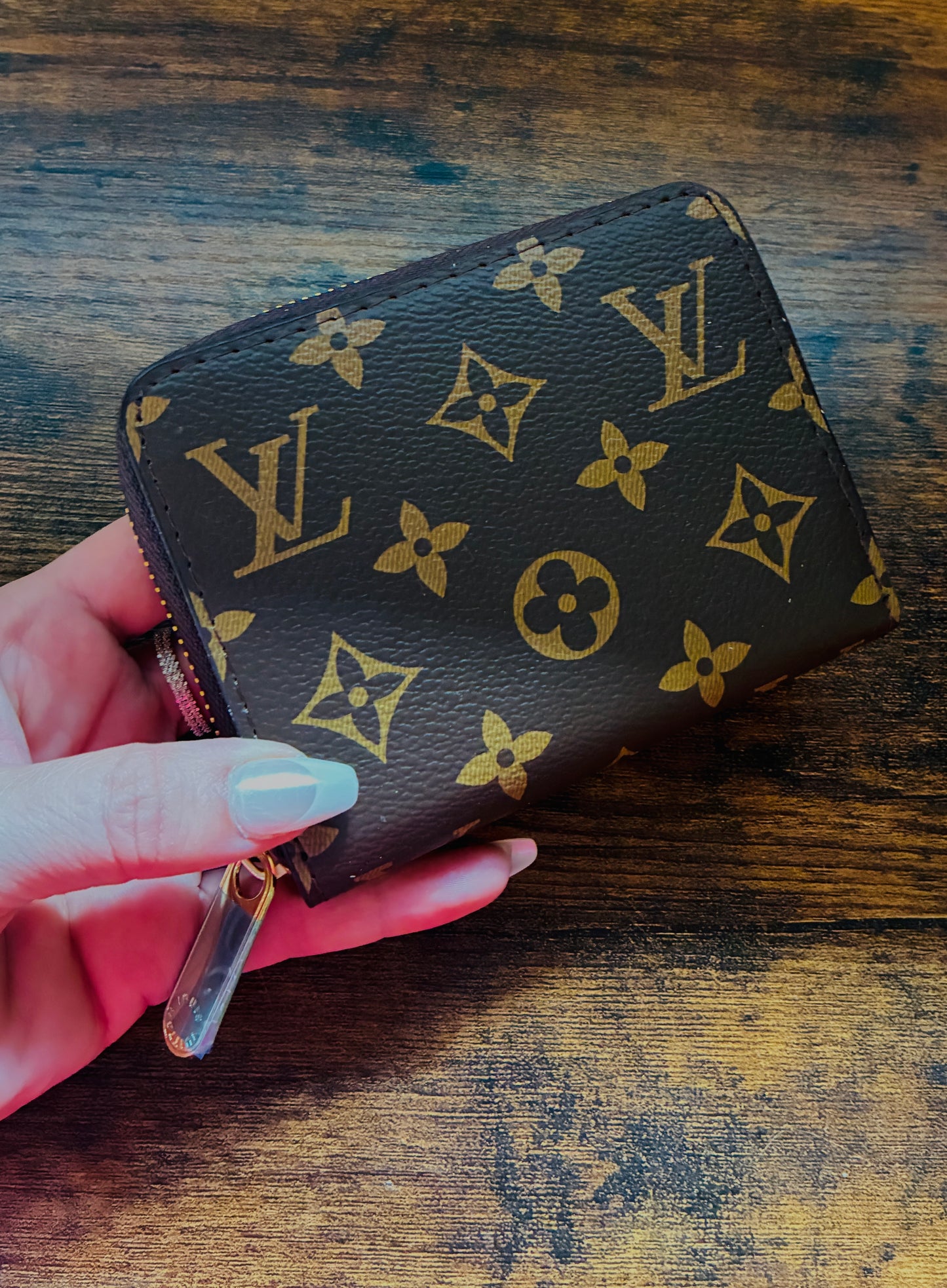 In Stock! Small Version Monogram Top Zip Wallet