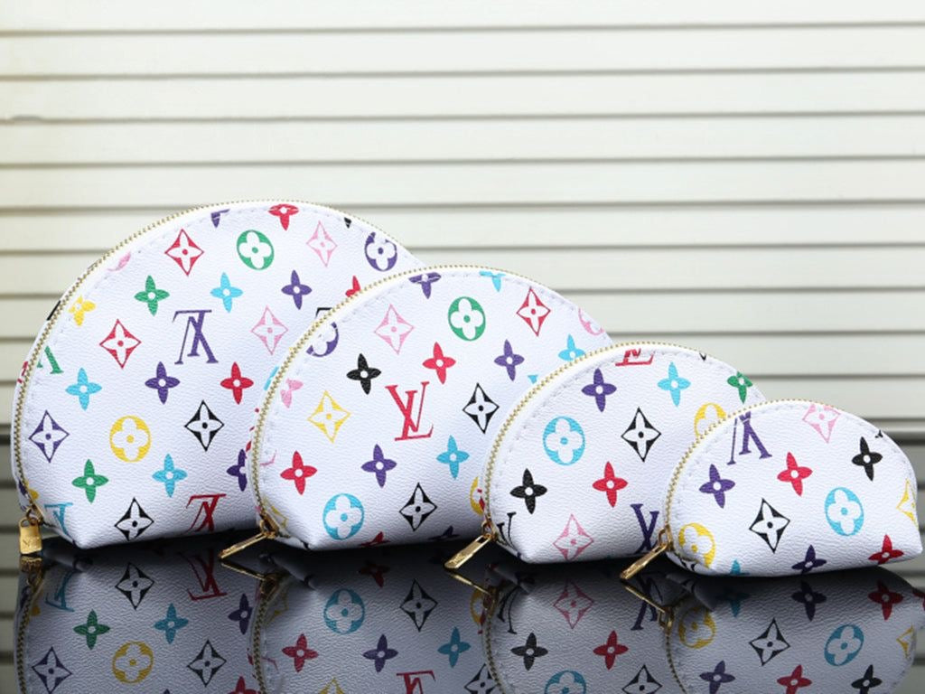 Pre-Order! 4 Piece Monogram Cosmetic Set (more colors)