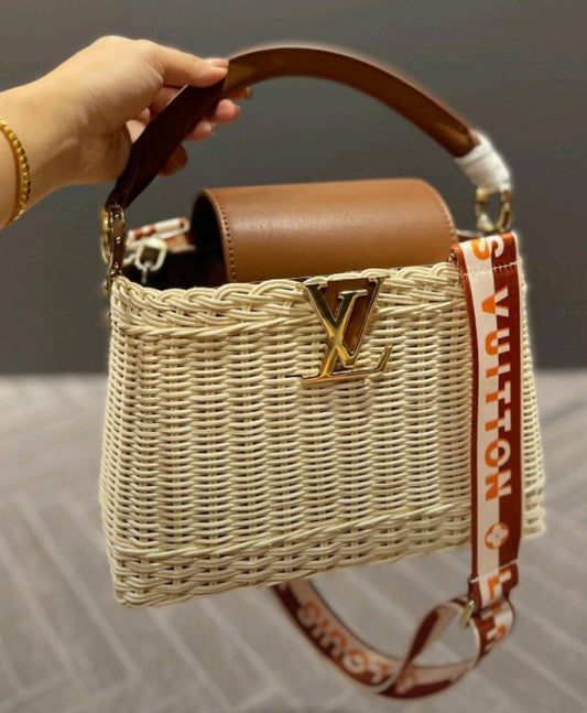 In Stock! Exclusive Designer Wicker Bag