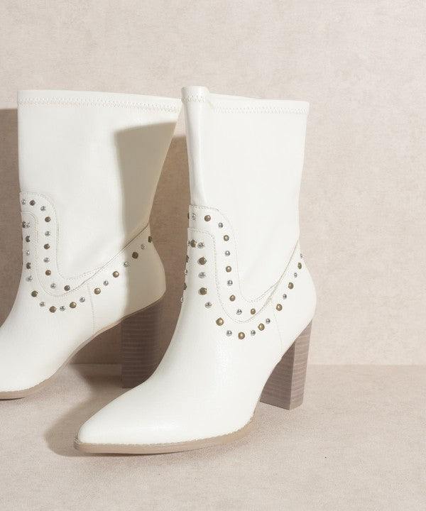 Paris Studded Boots (more colors)