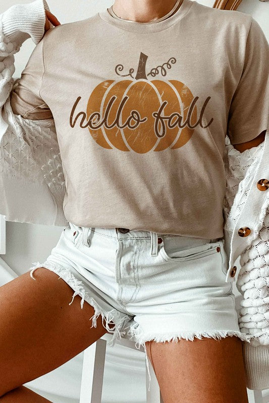 HELLO FALL PUMPKIN Graphic Tee