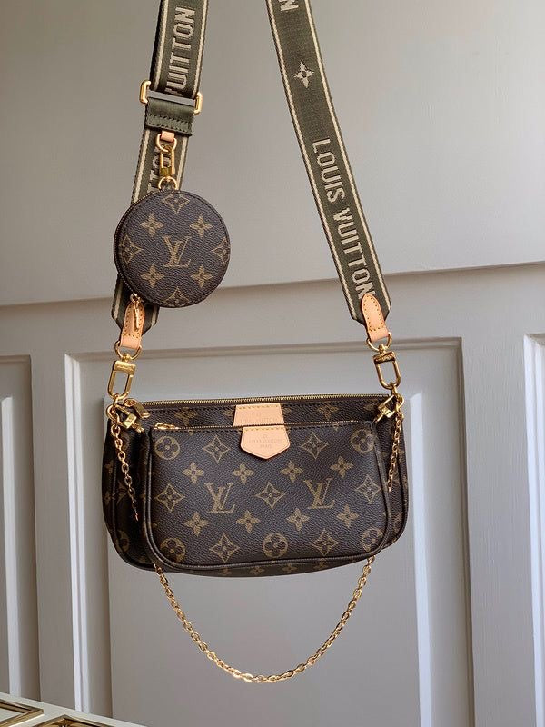 Pre-Order Double Monogram Chain Crossbody Bag (more colors)