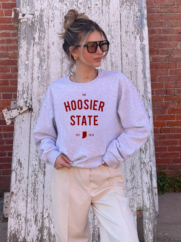 Hoosier State Indiana Cozy Sweatshirt