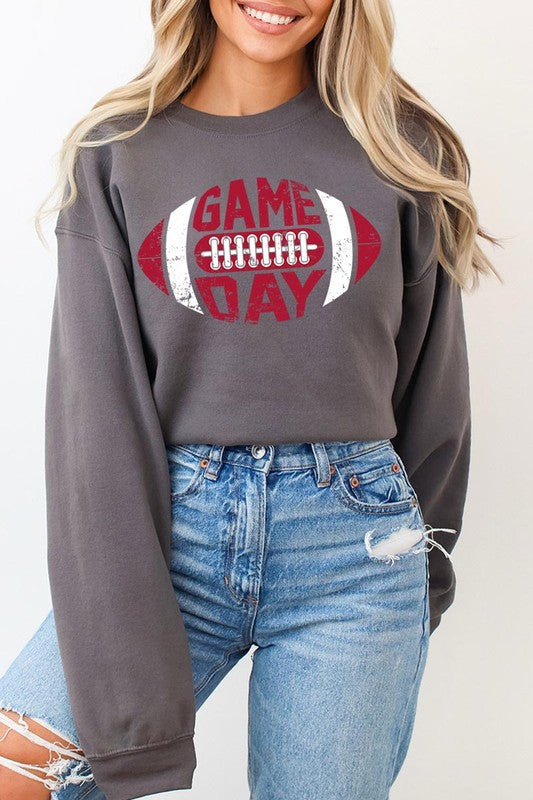 Game Day Football Graphic Fleece Sweatshirt (more colors)