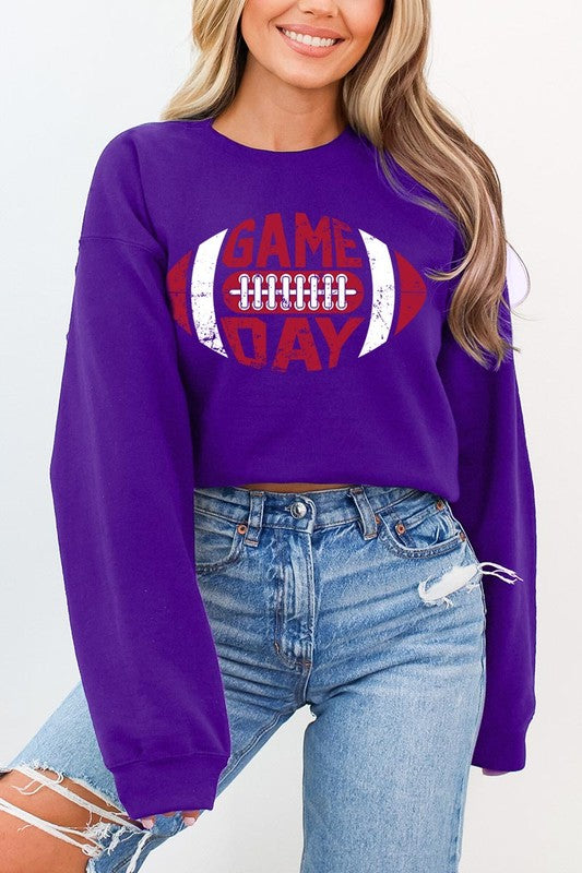 Game Day Football Graphic Fleece Sweatshirt (more colors)