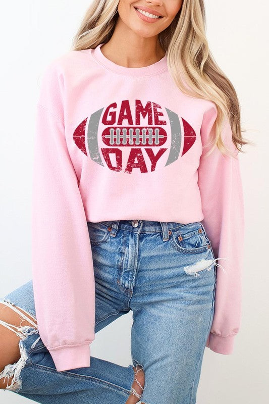 Game Day Football Graphic Fleece Sweatshirt (more colors)