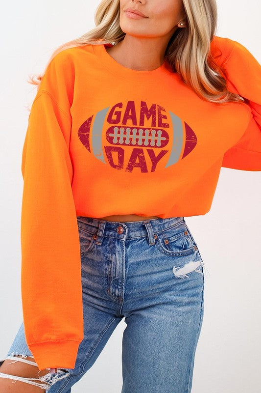 Game Day Football Graphic Fleece Sweatshirt (more colors)