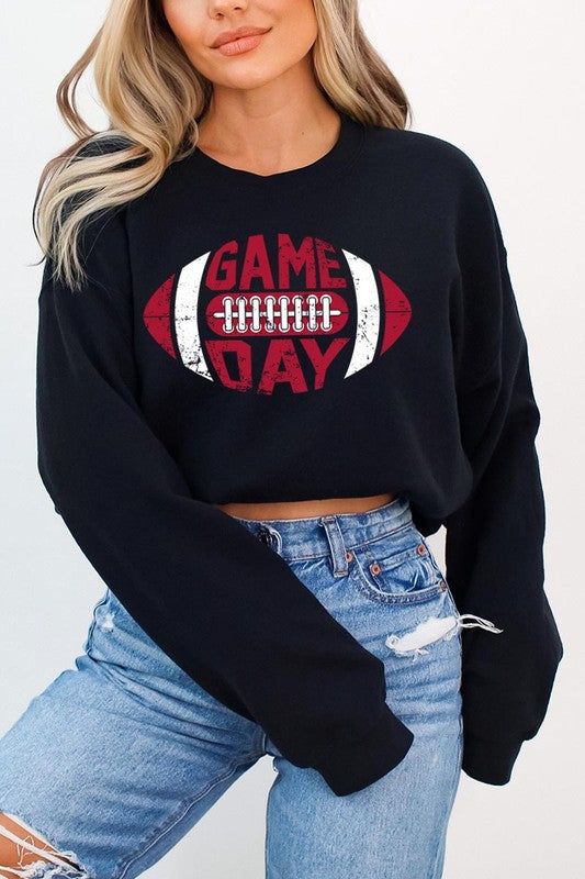 Game Day Football Graphic Fleece Sweatshirt (more colors)