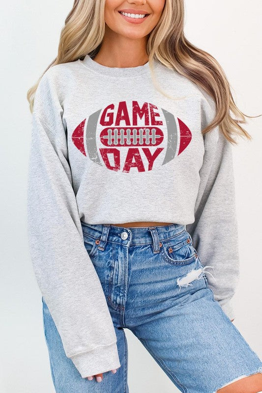 Game Day Football Graphic Fleece Sweatshirt (more colors)