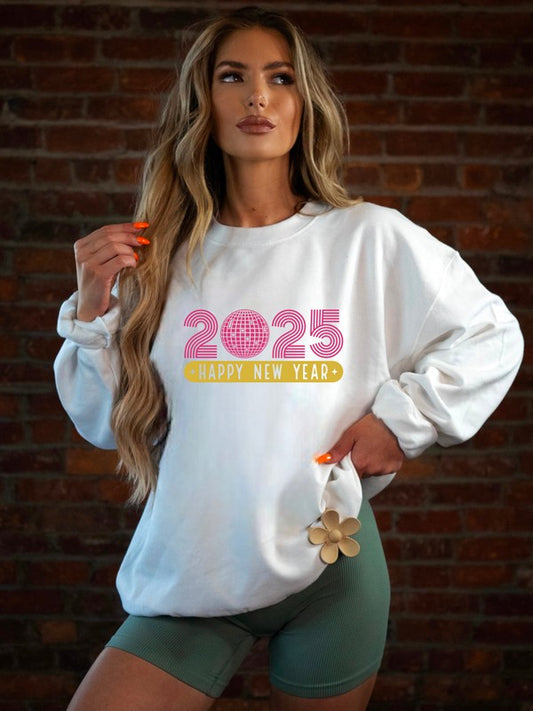 2025 Happy New Year Cozy Crew Sweatshirt (more colors)