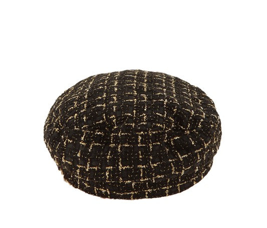 Tweed Paper Boy Chain Hat (more colors)