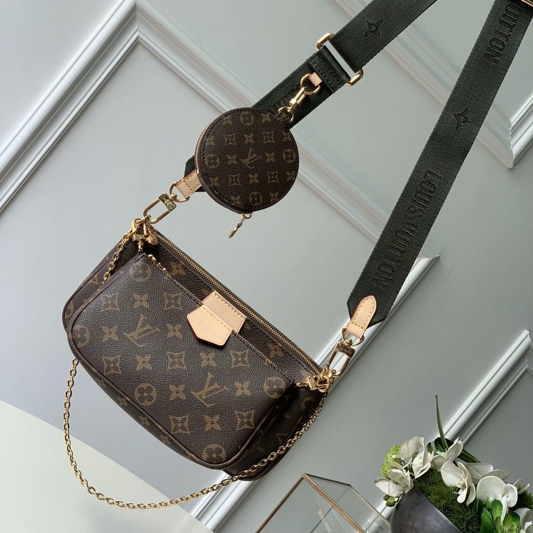 Pre-Order Double Monogram Chain Crossbody Bag (more colors)