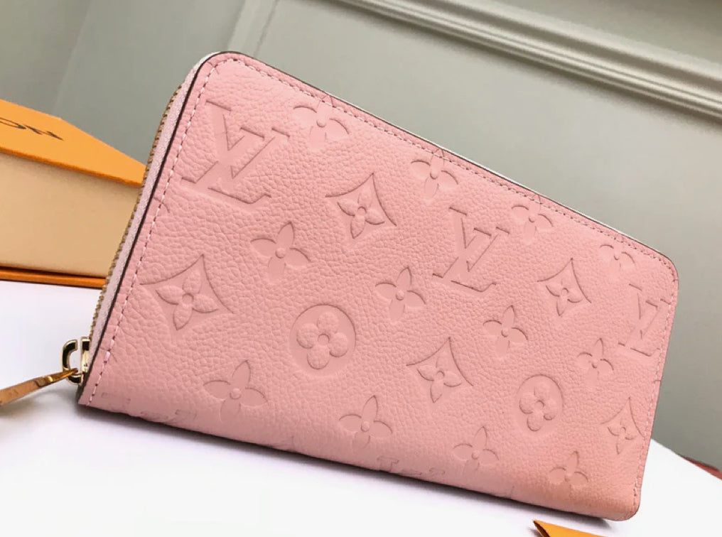 Pre-Order Top Zip Monogram Wallet (more colors)