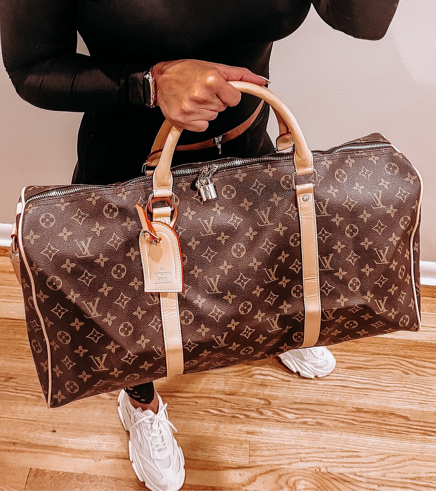 Pre-Order Monogram Large Duffel Bag with lock