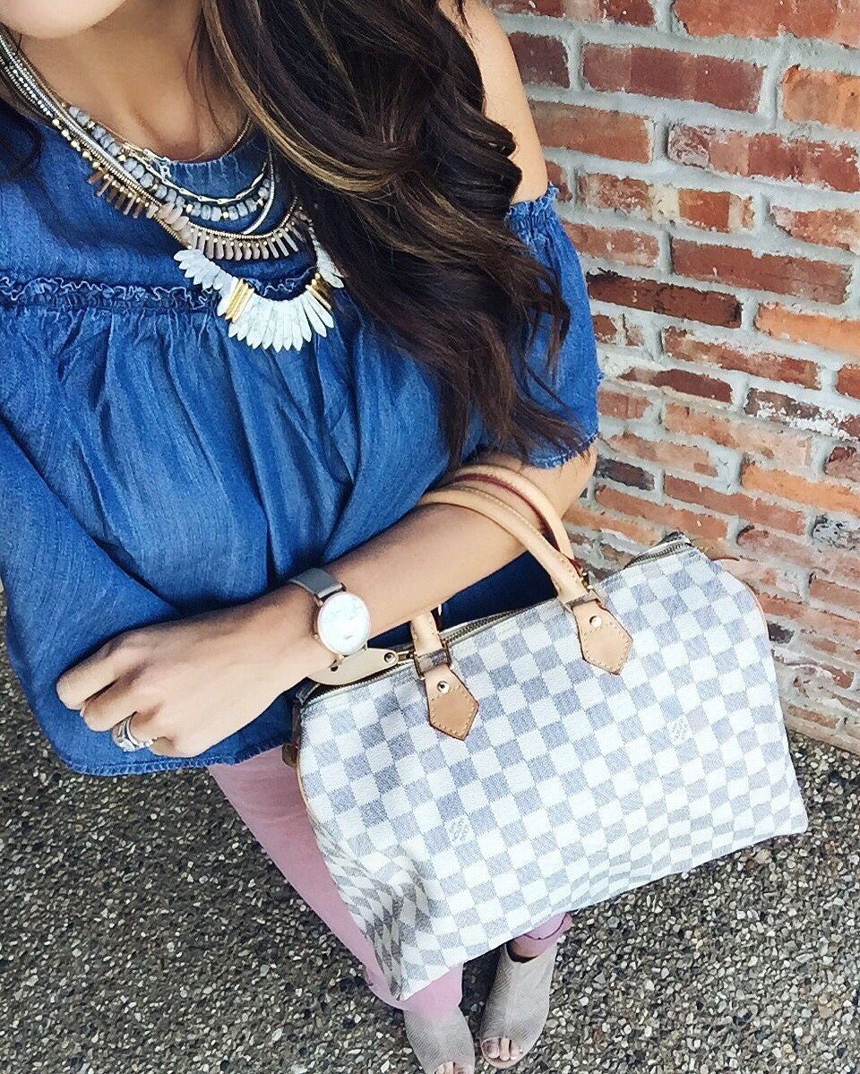 Pre-order! Checkered Medium Monogram Handbag (more colors)