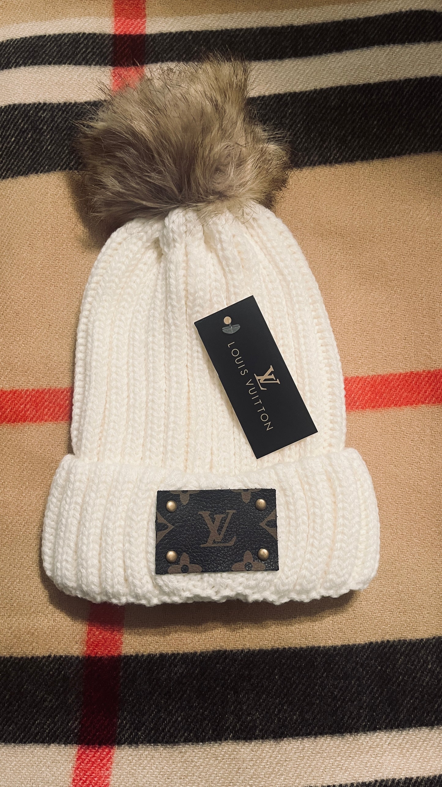 Winter Emblem Pom Beanies