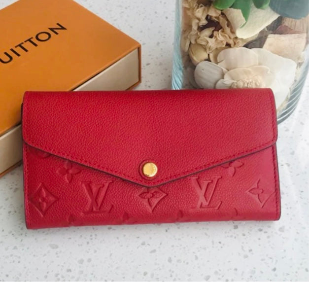 Button Snap Monogram Wallet(more colors)