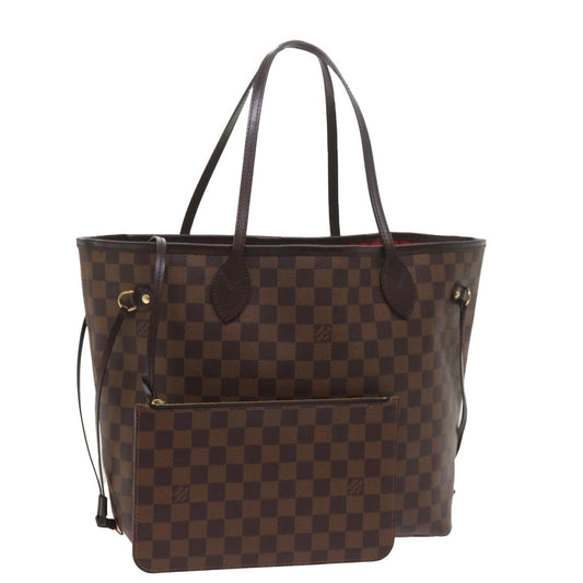 In stock! Brown Checkered Canvas Tote