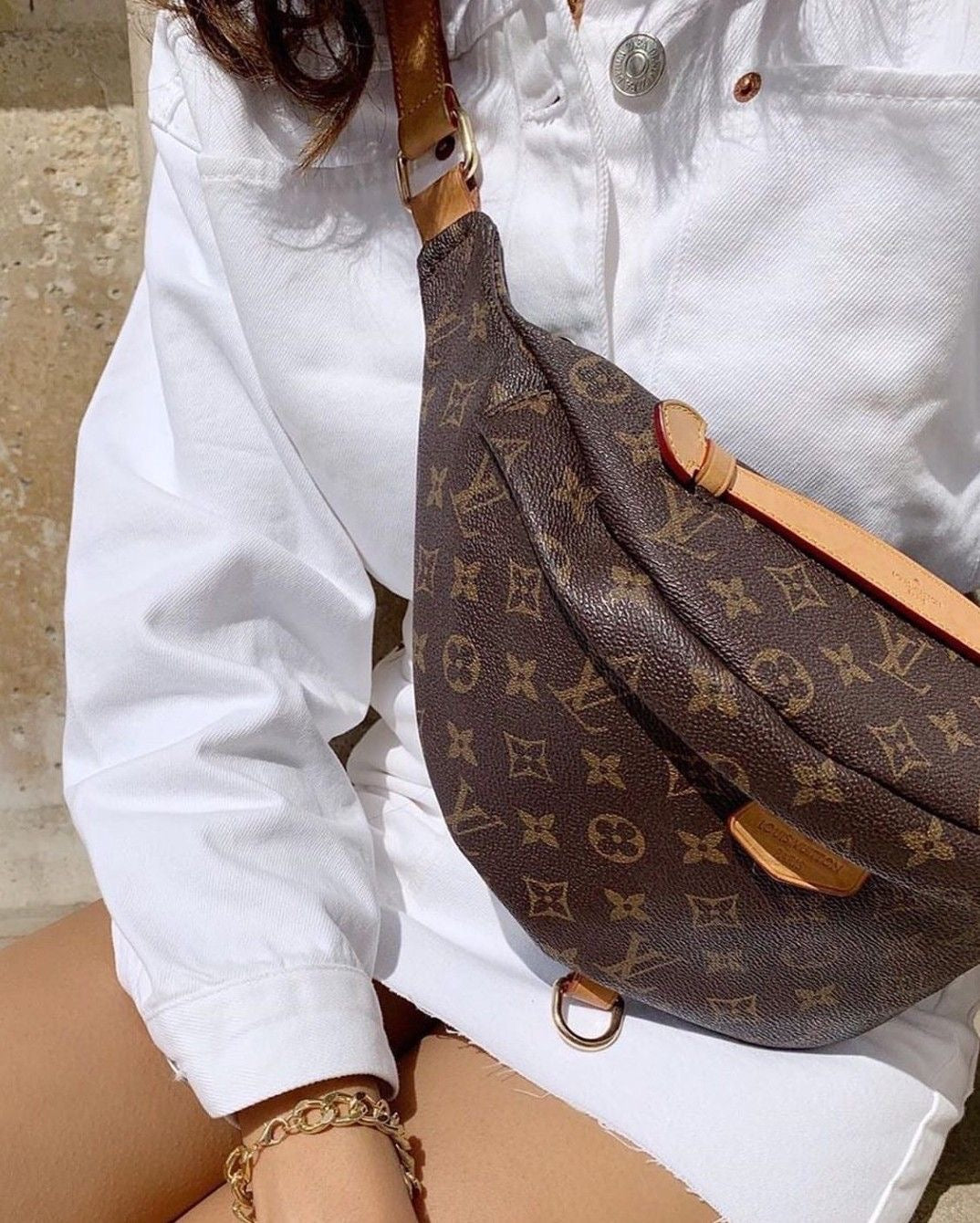 Pre-order! Brown Monogram Bum Bag