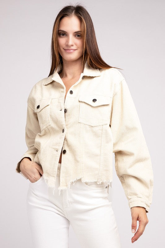 Oversized ribbed shacket (more colors)