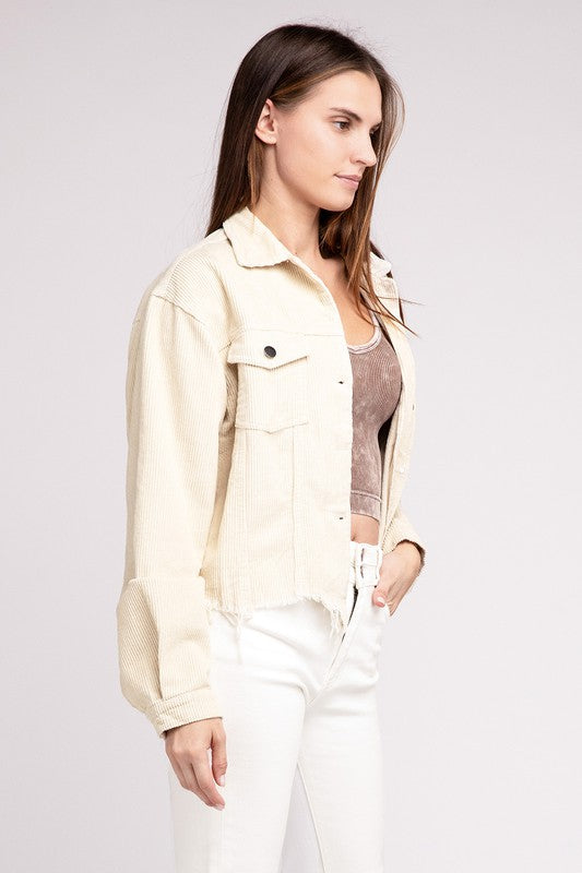 Oversized ribbed shacket (more colors)