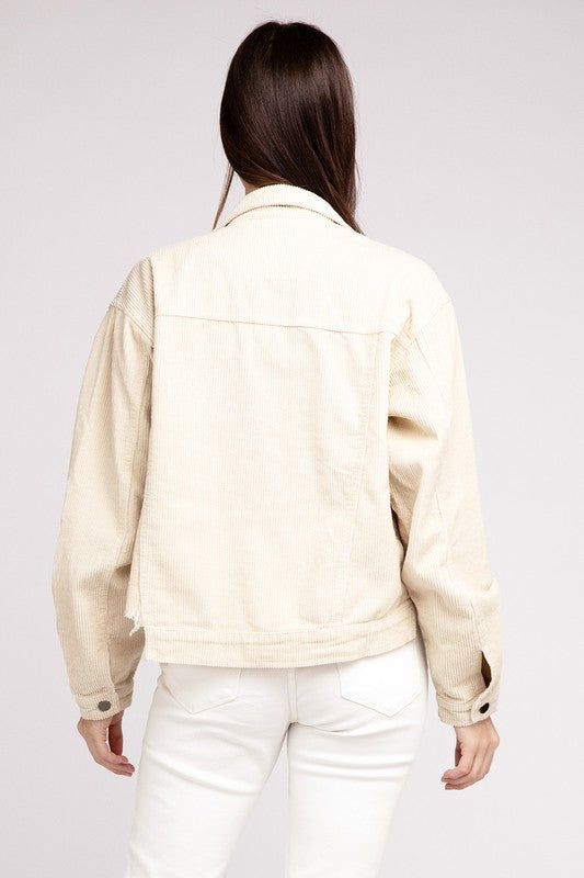 Oversized ribbed shacket (more colors)