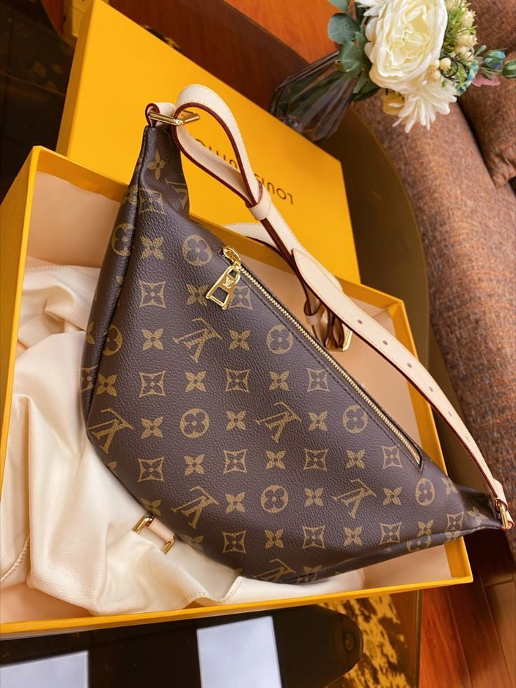 Top Quality Bumbag Cross Body Designer Shoulder Bag Brown Flower Luxury  Genuine Leather Waist Bags Temperament Fanny Pack Bum M870180u From 35,85 €